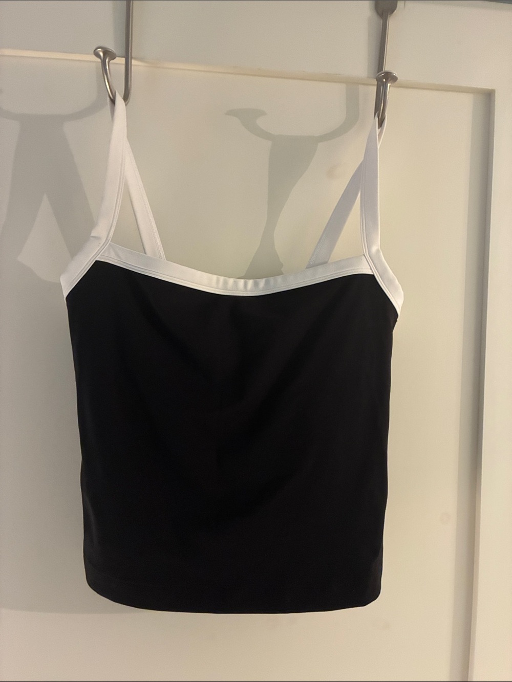 Splits59 Black Camisole with White Trim